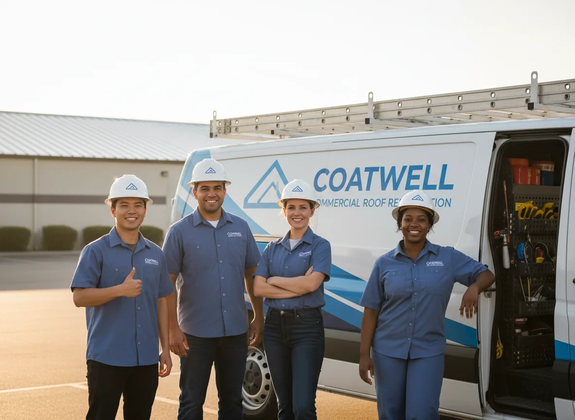 Commercial roof coating company in Aylett, VA
